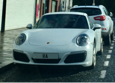 UK Number Plate 11 A
