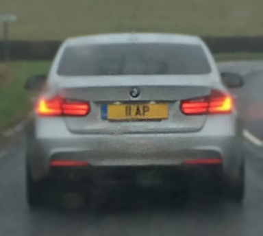 UK Number Plate 11 AP