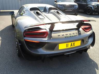 UK Number Plate 11 AX