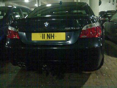 UK Number Plate 11 NH