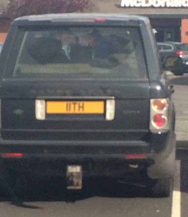 UK Number Plate 11 TH