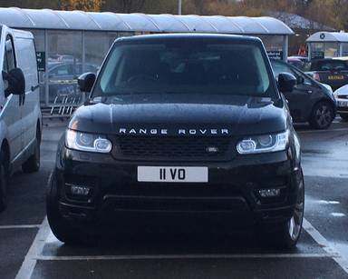 UK Number Plate 11 VO