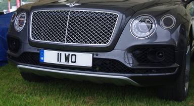 UK Number Plate 11 WO