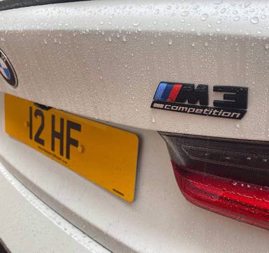 UK Number Plate 12 HF