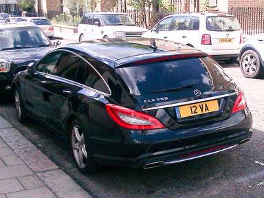 UK Number Plate 12 VA