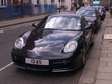 UK Number Plate 13 AS