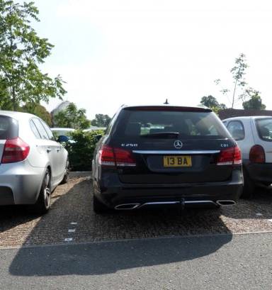 UK Number Plate 13 BA