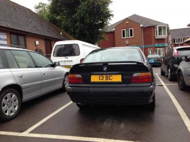 UK Number Plate 13 BC