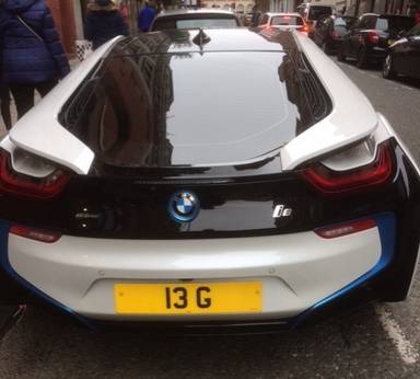 UK Number Plate 13 G