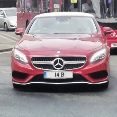 UK Number Plate 14 B