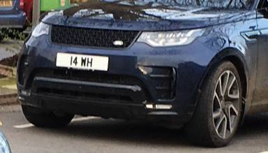 UK Number Plate 14 WH