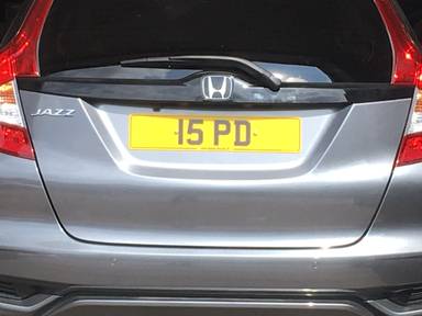 UK Number Plate 15 PD