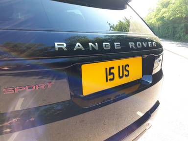 UK Number Plate 15 US