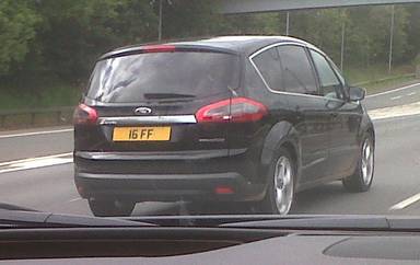 UK Number Plate 16 FF