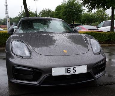 UK Number Plate 16 S