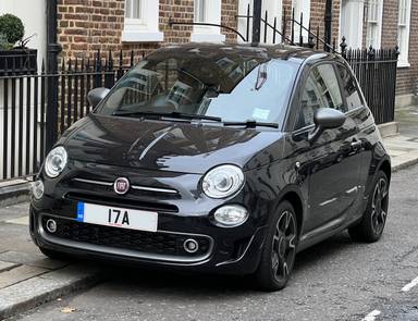 UK Number Plate 17 A