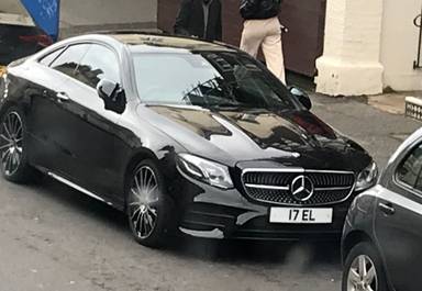 UK Number Plate 17 EL