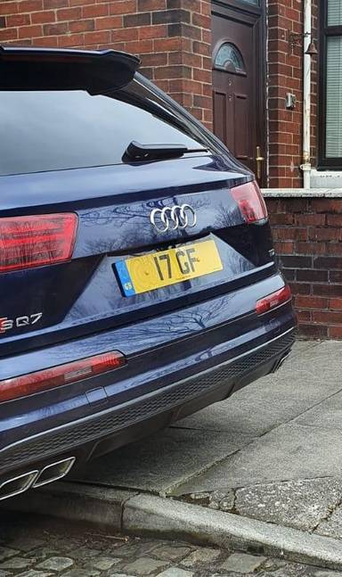 UK Number Plate 17 GF