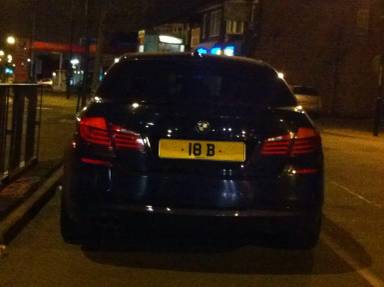 UK Number Plate 18 B