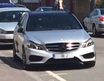 UK Number Plate 18 J