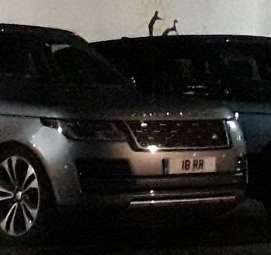 UK Number Plate 18 RR