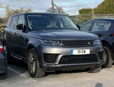 UK Number Plate 19 EW