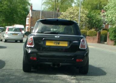 UK Number Plate 19 W