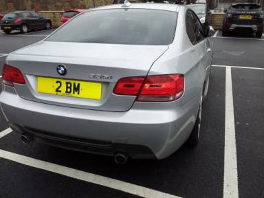 UK Number Plate 2 BM
