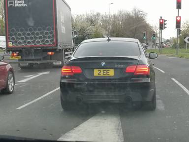 UK Number Plate 2 EE