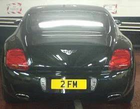 UK Number Plate 2 FM