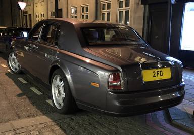 UK Number Plate 2 FO