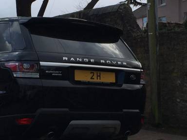 UK Number Plate 2 H