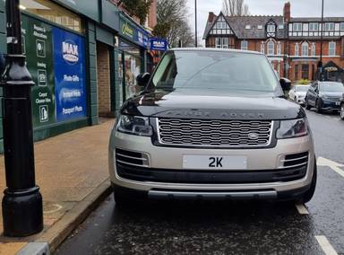 UK Number Plate 2 K