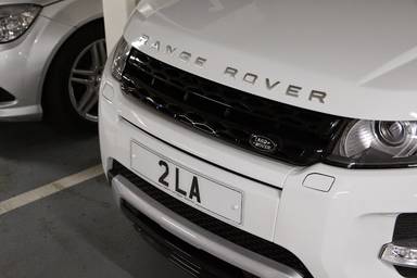 UK Number Plate 2 LA