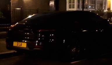 UK Number Plate 2 LA