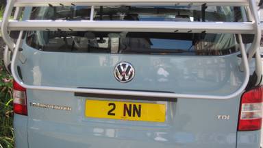 UK Number Plate 2 NN