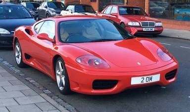 UK Number Plate 2 OM