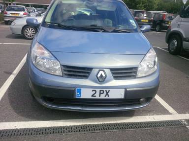 UK Number Plate 2 PX