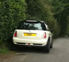UK Number Plate 2 SC