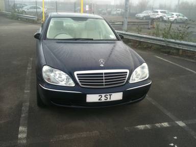 UK Number Plate 2 ST