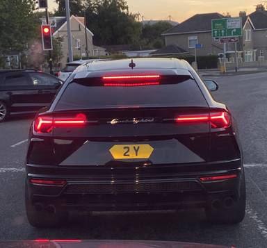 UK Number Plate 2 Y