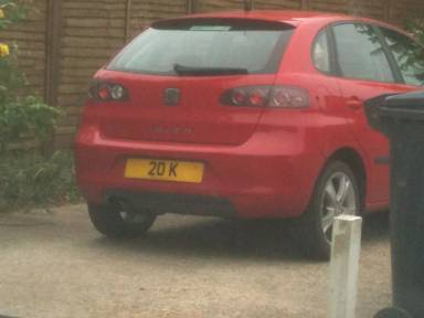 UK Number Plate 20 K