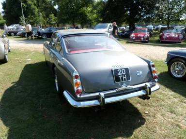 UK Number Plate 20 TH on a 1963 Grey Ferrari 250 Gte