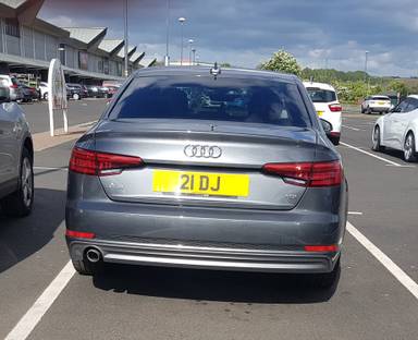 UK Number Plate 21 DJ