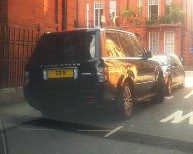 UK Number Plate 22 H