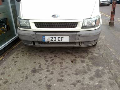 UK Number Plate 23 EF
