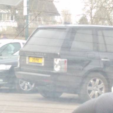 UK Number Plate 23 FK