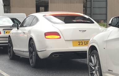 UK Number Plate 23 GF