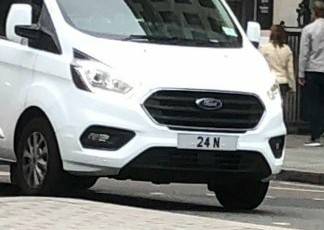 UK Number Plate 24 N