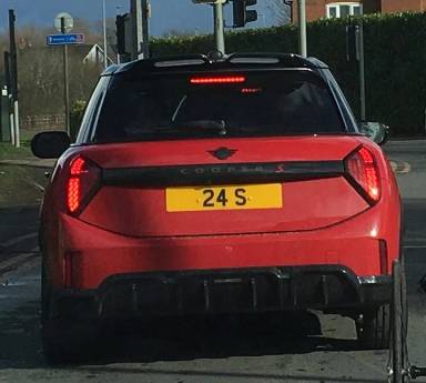 UK Number Plate 24 S